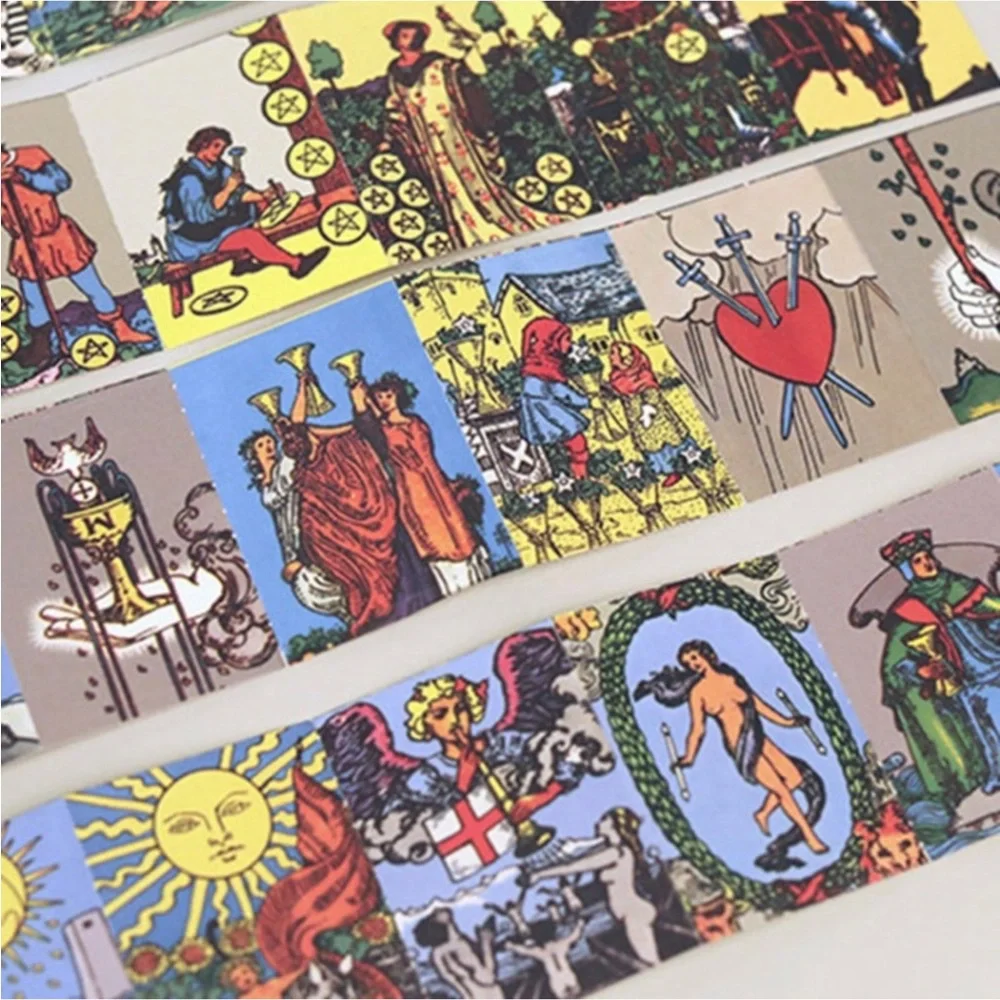 Miniature Vintage Rider Waite Tarot Stickers - Picture 10 of 12